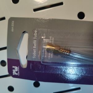 Plumb Works 10" Toilet Refill Tube With Brass Fitting